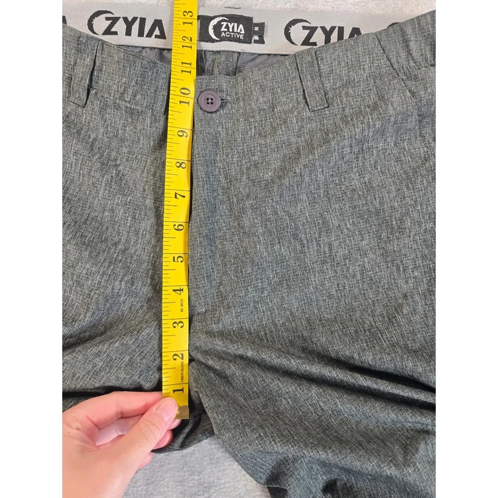 Zyia Active Performance Pants Mens M Gray Golf Commuter Hiking Trousers 34x30